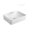 Lavabo de sobreponer con rebosadero