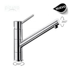 MONOMANDO, ALTO, LAVABO, LATÓN, ACABADO, CROMADO, MODELO: G-45A