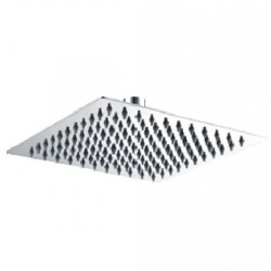 REGADERA CUADRADA ACERO INOXIDABLE 30 CMS