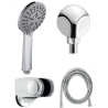 PAQUETE, REGADERA MOD. RT-40, CONECTOR MOD. AR-01, MANGUERA, CLIP.
