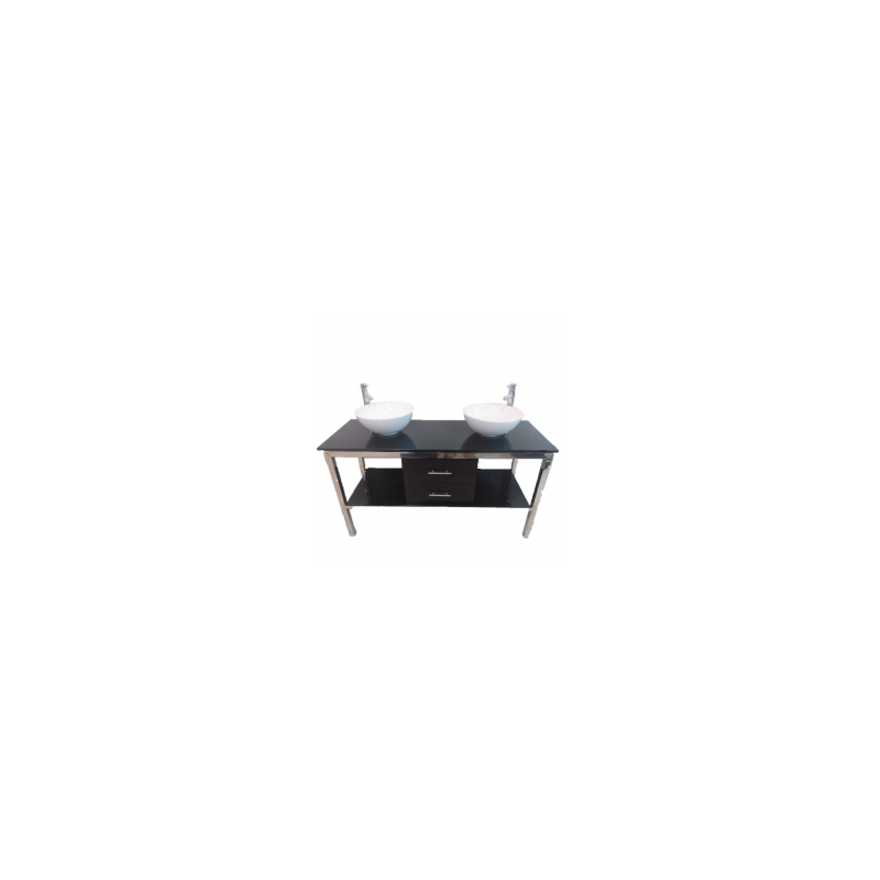 MUEBLE, DOBLE, BAÑO, DOS LAVABOS Y DOS GRIFOS.