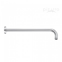 Brazo, regadera, acero, inoxidable,